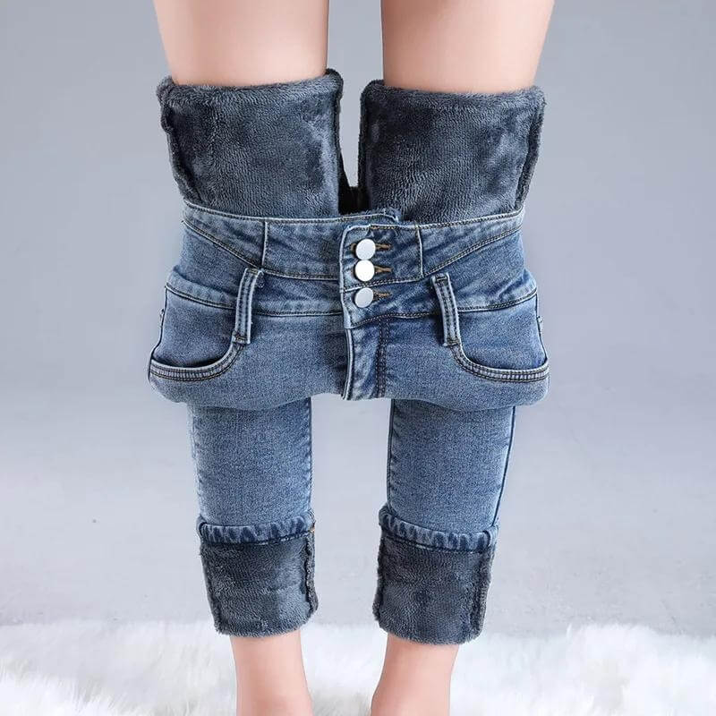 CozyFit™ - Fleece Skinny Jeans