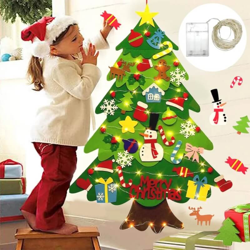 WonderTree™ - Gjør-det-selv Dekorativt Juletre for Barn